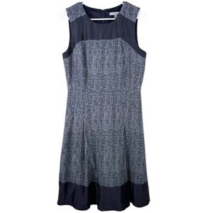 NWT Classiques Entier Linen & Cotton Blend Tweed Office Dress Size 8 Made in USA